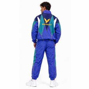 Nuevo Conjunto de Dos Piezas de Chaqueta y Pantalón Cortavientos de Invierno 2026, Personalizado con Logotipo OEM, Tejido de Poliéster/Algodón, Secado Rápido, Ropa Casual para Hombre - Product Image 6