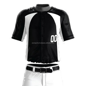 Uniformes de baseball en gros, logo personnalisé, prix bas, vente chaude en plein air pour les équipes sportives, uniforme de baseball fabriqué avec un bon matériau - Product Image 2