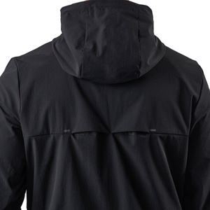 Logo personnalisé respirant course à pied entraînement hommes sweat à capuche fermeture éclair veste coupe-vent tissu léger veste coupe-vent 2026 - Product Image 4