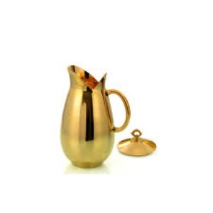 Carafe à eau en cuivre faite à la main |   Pichet à eau ayurvédique avec couvercle - Product Image 1