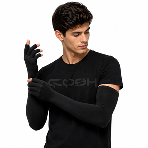 Unisex Stretch <b>Compression</b> <b>Arm</b> <b>Sleeves</b> UV Protection Cooling <b>Sleeves</b> For Sports, Driving, Running And Outdoor Performance Wear - Product Image 1