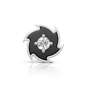 Moissanite Statement Drop <b>Earrings</b> in <b>Sterling</b> <b>Silver</b> Bold Men's Luxury Jewelry Channel <b>Set</b> Brilliant Moissanite Rhodium Plating - Product Image 2