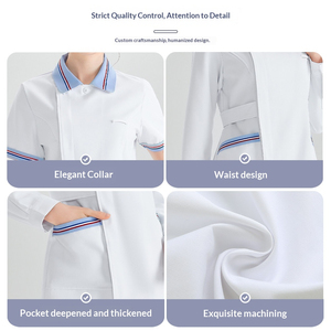 Women's Medical Scrub Set Short Sleeve <b>Nursing</b> Uniform Healthcare Workwear Doctor Clinic Hospital Dental Beauty Salon Clothing - Product Image 3