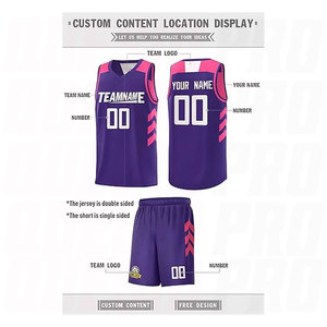 Maillot de basketball personnalisé sur mesure, uniforme d'équipe personnalisé, vêtements de sport, fournisseur en gros, uniformes de basketball avec marque OEM - Product Image 2