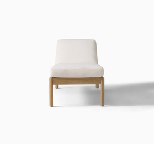 Tumbona Ajustable de Madera de Teca Ecológica para Exteriores con Mesa Lateral, Diseño Tropical, para Resort, Villa, Hotel, Piscina, Patio, de Lujo - Product Image 3