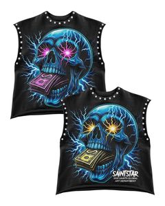 Camiseta sin mangas para hombre, estilo vintage, hip hop urbano, 100% algodón, 300 g/m², corte holgado, con pedrería, ecológica, venta al por mayor, personalizada - Product Image 4