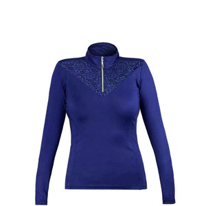 Traje Ecuestre de Lujo para Mujer, Ajustado, para Carreras, Equitación, Capa Base para Espectáculos, Tops para Correr, Capa Base con Botones y Cremallera - Product Image 4
