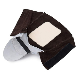 Guêtres de soudeur en cuir de vachette pleine fleur de qualité supérieure, résistantes à l'abrasion et à la chaleur, protection robuste des pieds pour vêtements de sécurité - Product Image 3