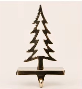 Luxury <b>Stocking</b> Hanging <b>Holder</b> Metal Decor for Holiday Celebration Themes - Product Image 4