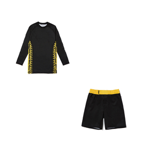 Ensemble Rash Guard et Short MMA Personnalisé à Prix de Gros – Vêtements de Compression MMA BJJ Gi pour Entraînement et Grappling – Direct Usine - Product Image 4