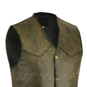 Chaleco de cuero transpirable y cálido para invierno, de uso casual, hecho en Pakistán, a un precio razonable, en venta. - Product Image 4