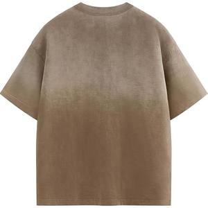 Servicio OEM al por mayor, camiseta personalizada con lavado ácido para hombre, 100% algodón, transpirable, de manga corta, estilo oversized. - Product Image 3