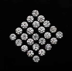 Diamants ronds brillants de 2,4 mm, cultivés en laboratoire, couleurs D/E/F, clarté VVS+, CVD HPHT, petites pierres en vrac, prix de gros - Product Image 1