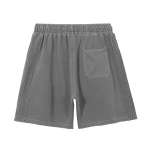 Shorts en molleton French Terry surdimensionnés, effet délavé, 450 GSM, 100% coton, pré-rétréci, teint en pièce, pour un style urbain haut de gamme - Product Image 6