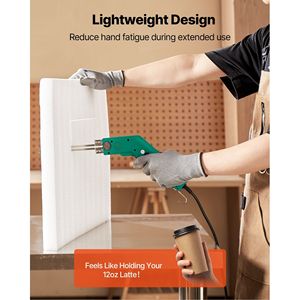 Taglierina Elettrica per Schiuma da 200W, Regolabile 122-932 Fahrenheit, Tagliatrice per Polistirolo, Coltello Caldo da 6 e 8 Pollici per Taglio B - Product Image 6