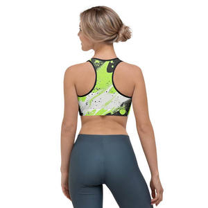 Soutien-gorge de sport grande taille à fort maintien avec logo frontal, séchage rapide, idéal pour le yoga et la gym, pour femme - Meilleures ventes - Product Image 3