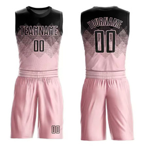 Ensemble de maillots de basket-ball personnalisés, respirants et à séchage rapide, fabricant de vêtements de sport par sublimation - Product Image 1