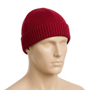 Gorros de punto con puño plegable al por mayor para compradores minoristas, gorros con logotipo personalizado y suministro de invierno de marca privada a granel para compradores mayoristas - Product Image 4