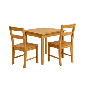 Juego de Mesa y Sillas de Comedor Modernas de Madera Premium ARTERRA, Muebles de Comedor de Teca para Restaurante - Product Image 3