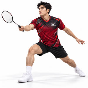 Camiseta Clásica de Bádminton con Diseño de Cuello Refinado, Costuras Impecables y Apariencia Elegante para Competiciones de Equipo - Product Image 4