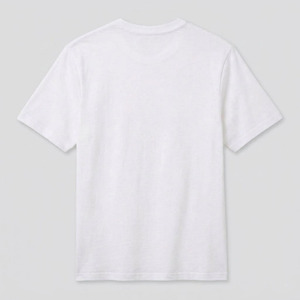เสื้อยืดคอกลมแขนสั้นสีพื้นผ้าฝ้าย 100% ทรงปกติสำหรับผู้ชาย ดีไซน์เรียบง่าย - Product Image 6
