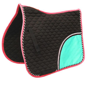 Tapis de selle de haute qualité, design personnalisé, pour courses de chevaux, en feutre de laine, coton, mousse, polycoton, fabriqué à la main. - Product Image 4