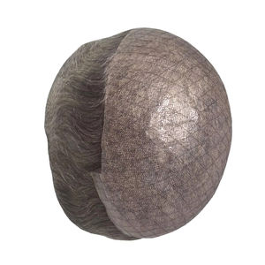 Toupee y Peluca de Cabello Humano Gris de Piel Fina, 100% Cabello Remy Indio, Rizado Kinky Yaki, Calidad Premium, Taz Hair Bangladesh, Trama Única - Product Image 4