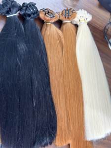 Extensiones de Cabello Liso Natural Multicolor Negro, Rubio Jengibre, Doble Trama, Cabello Virgen Vietnamita al por Mayor - Product Image 6