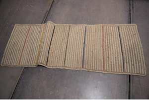 Tapis de couloir en jute naturel fait main, style bohème, rayé, pour entrée, cuisine, style rustique, tissé - Product Image 4