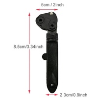 Boucle de sécurité pour holster tactique, bouton de déverrouillage rapide anti-chute pour housses de ceinture, attache de protection d'équipement durable, 1 pièce