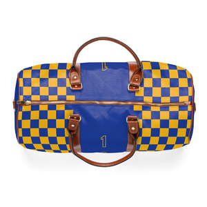 กระเป๋าเดินทาง Checkmate Sigma Gamma Rho รุ่น 1922 กระเป๋าเดินทางสำหรับชมรม SGRho ของขวัญสำหรับพี่น้อง กระเป๋าสะพายข้างสำหรับวันหยุดสุดสัปดาห์ - Product Image 3