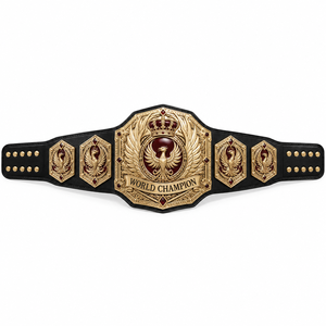 Cinturón de Campeonato Personalizado con Diseño de Fénix Dorado para Lucha Libre, Boxeo, MMA, Placas Metálicas, Cuero PU, Logotipo Personalizado, Fabricante OEM - Product Image 3
