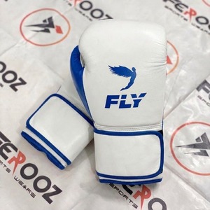 Guantes de Boxeo Fly de Alta Resistencia, Blancos y Amarillos, para Hombres y Mujeres, Entrenamiento, Sparring, Kickboxing, Artes Marciales, Fitness, Gimnasio, Deportes - Product Image 6