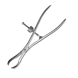 Pinzas de reducción ósea Blink Surgident BSI-10111 con bloqueo de tornillo y mordazas dentadas, instrumento ortopédico para uso quirúrgico, certificado CE - Product Image 3