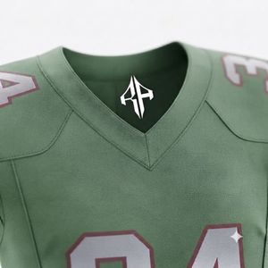 Uniforme de Fútbol Americano Premium para Hombre, Jersey sin Mangas con Cuello en V, Sublimado, Impreso, 100% Poliéster, Material de Alta Calidad - Product Image 6