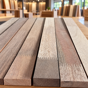 Bois massif d'ingénierie en Meranti Rouge haute performance, jointé par osmose, pour la fabrication de meubles et la menuiserie intérieure, bois à faible teneur en gras - Product Image 1