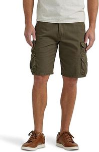 Shorts décontractés pour hommes en polyester tissé extensible, taille mi-haute, avec logo frontal et braguette boutonnée, anti-humidité, pour l'été - Product Image 2