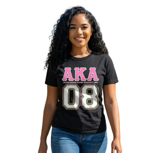 T-shirt Premium pour Femme avec Numéro Imprimé, en Coton Doux, Motif Sérigraphié, Décontracté et Tendance, Idéal pour le Quotidien - Product Image 3