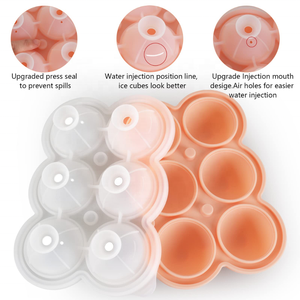 Bac à glace en silicone 6 cavités Déglaçage flexible et sans tracas sans BPA - Product Image 5