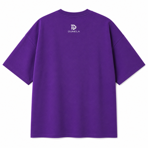 T-shirt décontracté pour homme Dumela, coupe classique, manches courtes, col rond, imprimé, logo uni sur le devant, tricoté 100% coton, anti-boulochage, 180 grammes - Product Image 2