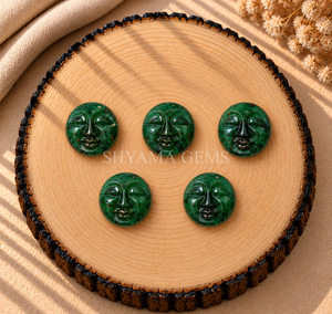 Colgante de Cuarzo Fresa con Forma de Luna Llena de 15mm, Tallado en Piedra Preciosa para Fabricación de Joyas, Sanación con Cristales, Energía Reiki, Venta al por Mayor - Product Image 5