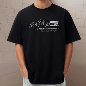 The Weekend Black Oversized <b>T</b>-Shirt With Photo Print <b>Back</b> Design Men's Street Style Short Sleeve O-Neck Jersey Cotton - Product Image 4