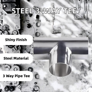Raccord en T à 3 voies en acier inoxydable ISO de haute qualité, moulage et polissage sanitaires, ODM/OEM, flexible pour système de tuyauterie d'eau - Product Image 5