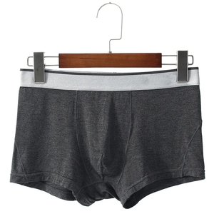 Bluish Purple Basic <b>Men</b> <b>Trunks</b> Athletic Boxer Briefs Smooth Cotton Blend Stretch Fabric Breathable Comfort Fit Underwears - Product Image 5