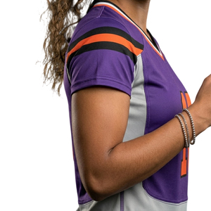 Custom Women Short Sleeve American Football Jersey Women Football Jersey Quick Dry Sportswear OEM Women American Football Jersey - Product Image 4