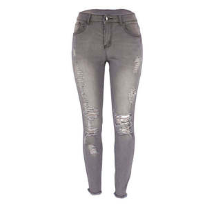 Jeans de Mezclilla Casuales de Moda Vintage de Invierno para Mujer, de Alta Calidad, Corte Recto, Ajustados, de Cintura Alta, 100% Algodón, Precios al por Mayor - Product Image 3