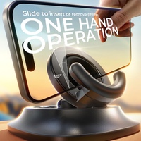 Support de téléphone de voiture LISEN 2025 amélioré, rotatif à 360°, en silicone, réglable, pour iPhone 16 15 Pro Max Samsung