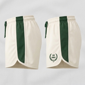 กางเกงขาสั้นผู้หญิงแบบสั่งทำพิเศษ เสื้อผ้ากีฬาระดับพรีเมียม ผ้าโพลีเอสเตอร์น้ำหนักเบา ระบายอากาศได้ดี แห้งเร็ว ซึมซับความชื้น สวมใส่สบาย เหมาะสำหรับการออกกำลังกาย - Product Image 5