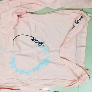 160G 100% algodón Casual lentejuelas diamantes encaje decoración manga corta impresa Oversize mujer camiseta con impresión personalizada - Product Image 5