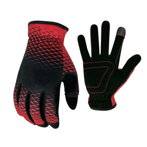 Guantes de Trabajo Anticorte de Cuero de la Mejor Calidad para Mecánicos, Guantes de Seguridad de Alta Visibilidad con Forro para Mecánicos - Product Image 1